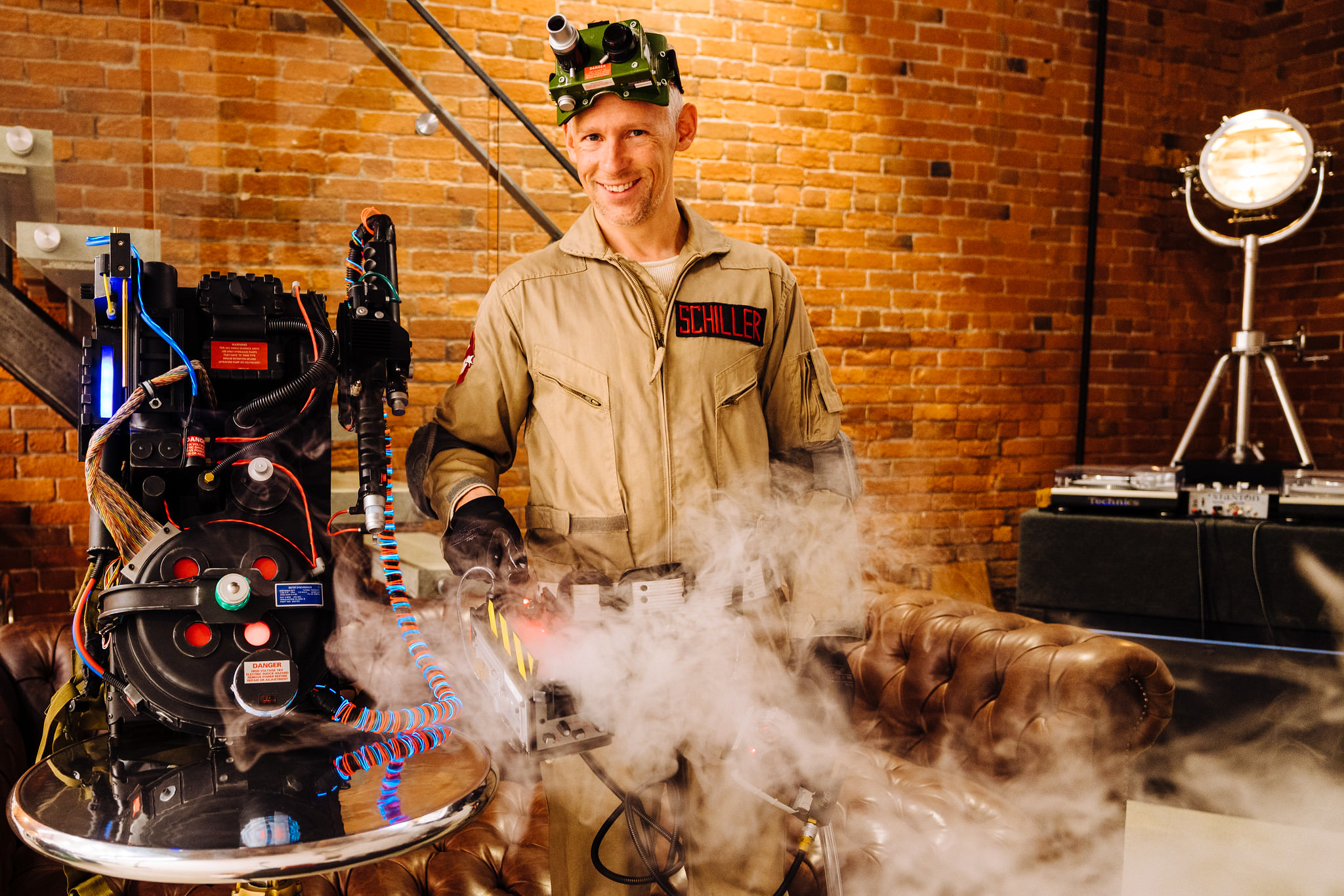 Ghostbusters, proton pack + smoking trap: We got one! (And a real smelly one, at that.)